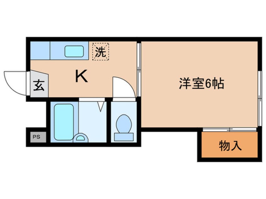 間取図 ハイツ　桜通り