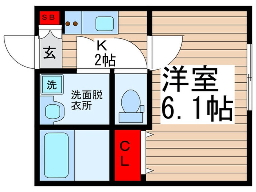 間取図 CRASTINE西馬橋1丁目