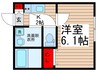 CRASTINE西馬橋1丁目 1Kの間取り