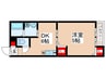 D-1 1DKの間取り