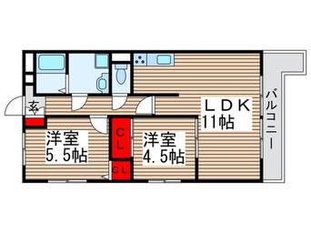 間取図 マンション　フジフィールド