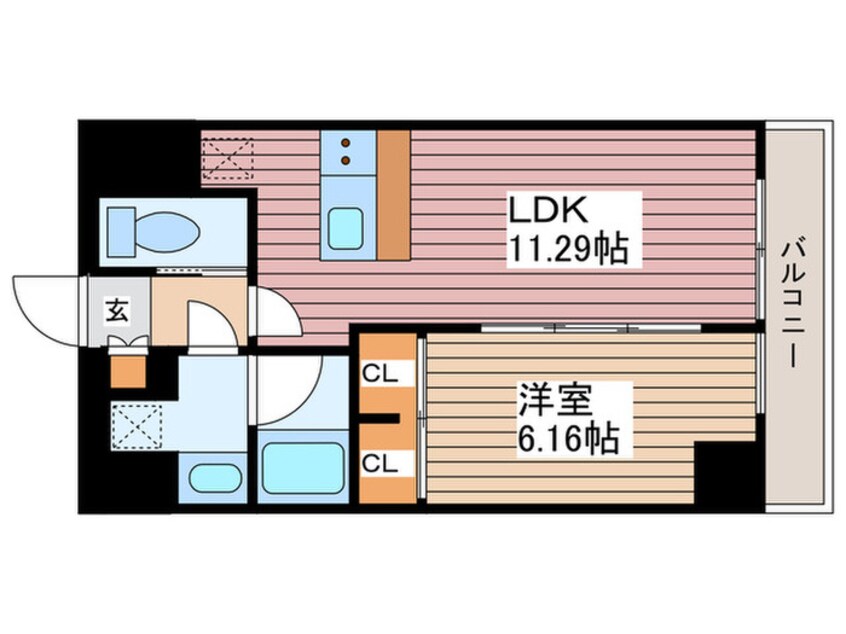 間取図 プレジオ西新井