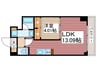 プレジオ西新井 1LDKの間取り