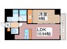 プレジオ西新井 1LDKの間取り