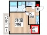 仮)ジーメゾン狭山水野 1Kの間取り