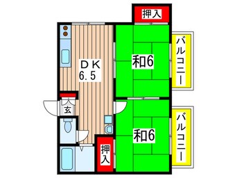 間取図 徳山ハイツ