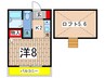 ヴェラハイツ井土ヶ谷Ｂ 1Kの間取り