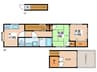赤堤5丁目戸建て 2Kの間取り