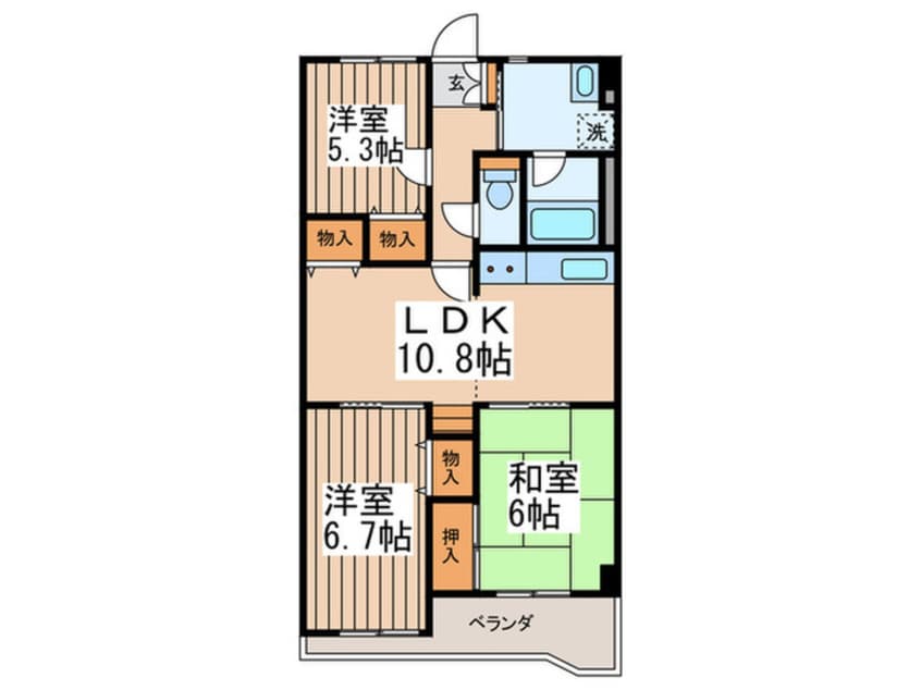 間取図 ベルグラント
