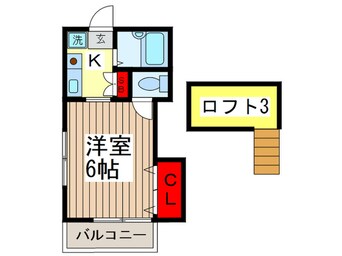 間取図 パインウッド　Ｐ２