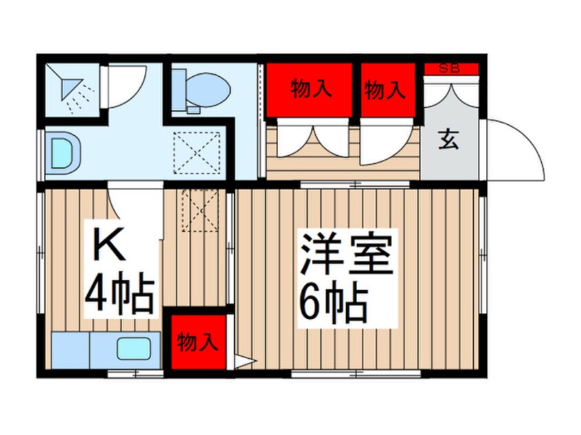 間取図 パインハイツ