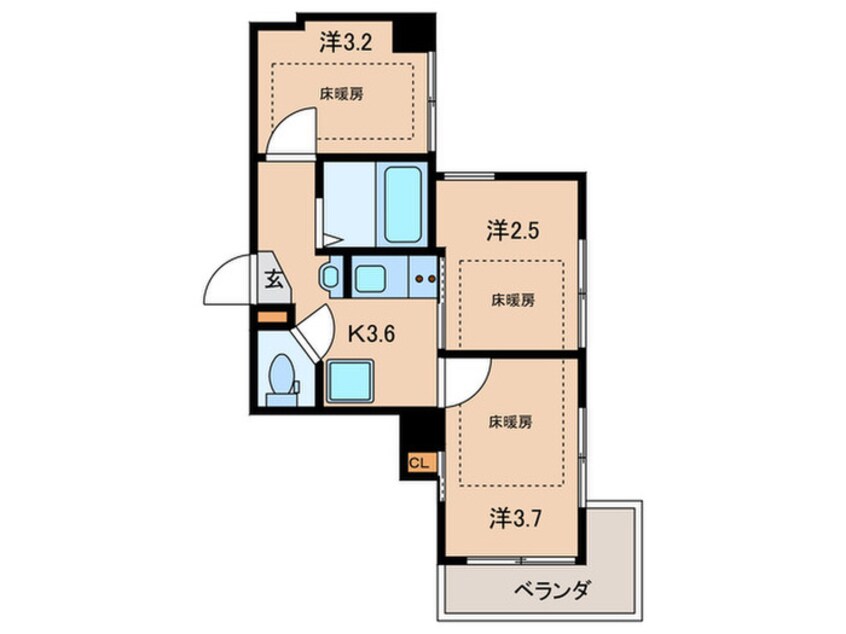 間取図 蔵とまきの郷