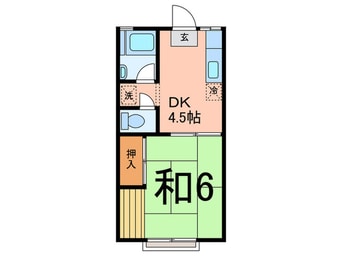 間取図 ホワイト  ビラ