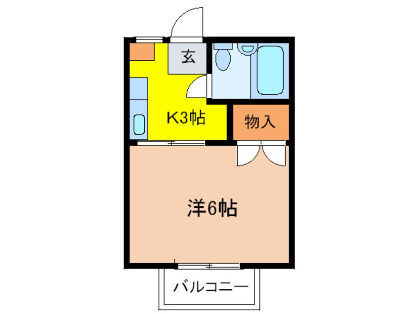 間取図 メゾン白亜