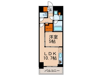 間取図 レジディア水道橋