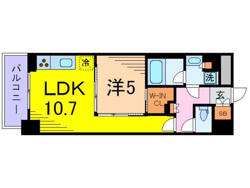 間取図 レジディア水道橋