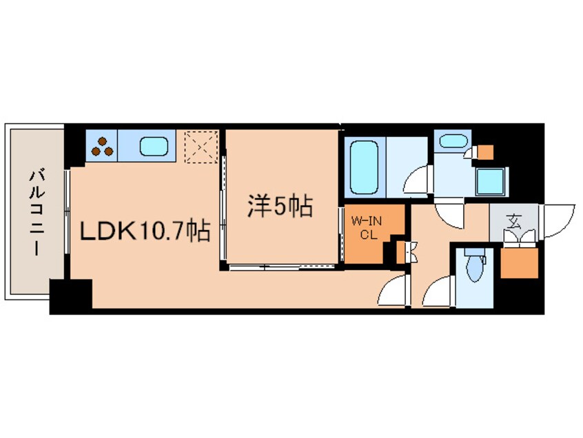 間取図 レジディア水道橋