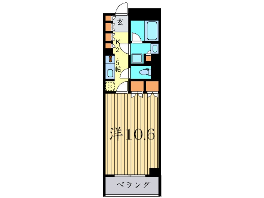 間取図 レジディア水道橋