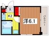 ソシアルハイツ 1Kの間取り