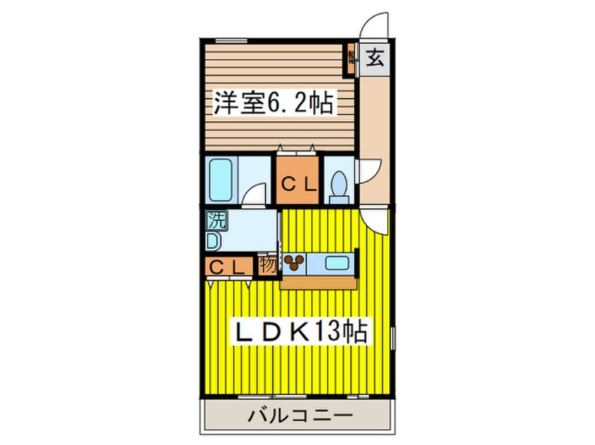 間取図 コルティ仙川