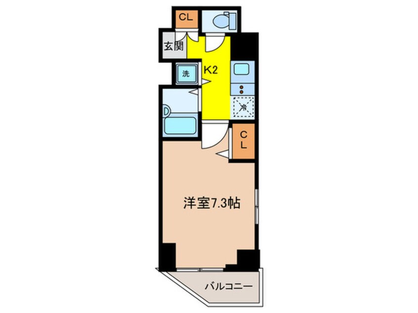 間取図 メインステージ大手町(803)