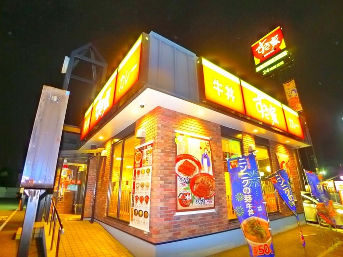 すき家(その他飲食（ファミレスなど）)まで621m MJ松戸