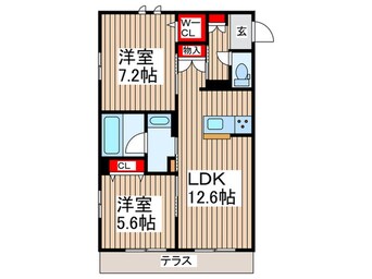 間取図 グランソレイユ
