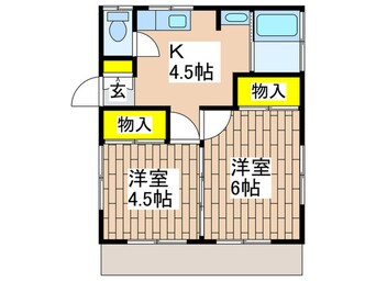 間取図 第２小室荘