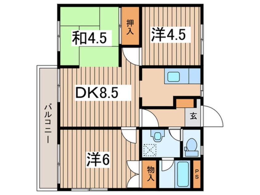 間取図 メゾンドレーブ