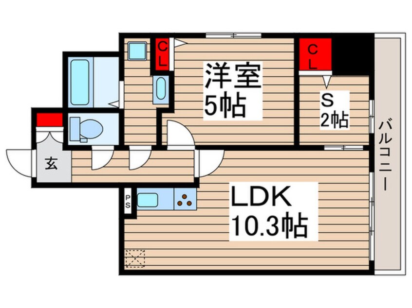 間取図 モアナレジデンス