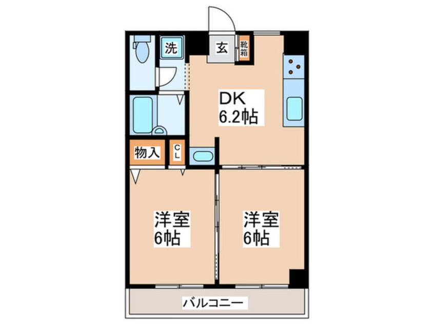 間取図 ルミエ－ル