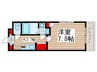 ニュ－ライフ津田沼 1Kの間取り