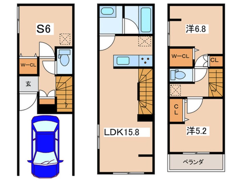 間取図 Kolet横浜♯03