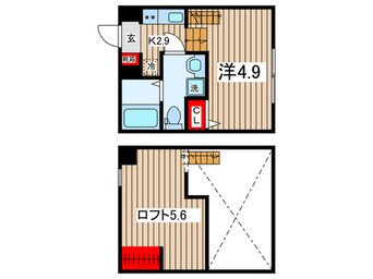 間取図 ジオーレ稲田堤