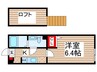 ＭＱｕａｒｔｏ　新検見川 1Kの間取り