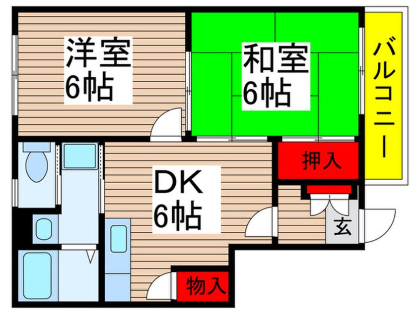 間取図 フラワーパレス