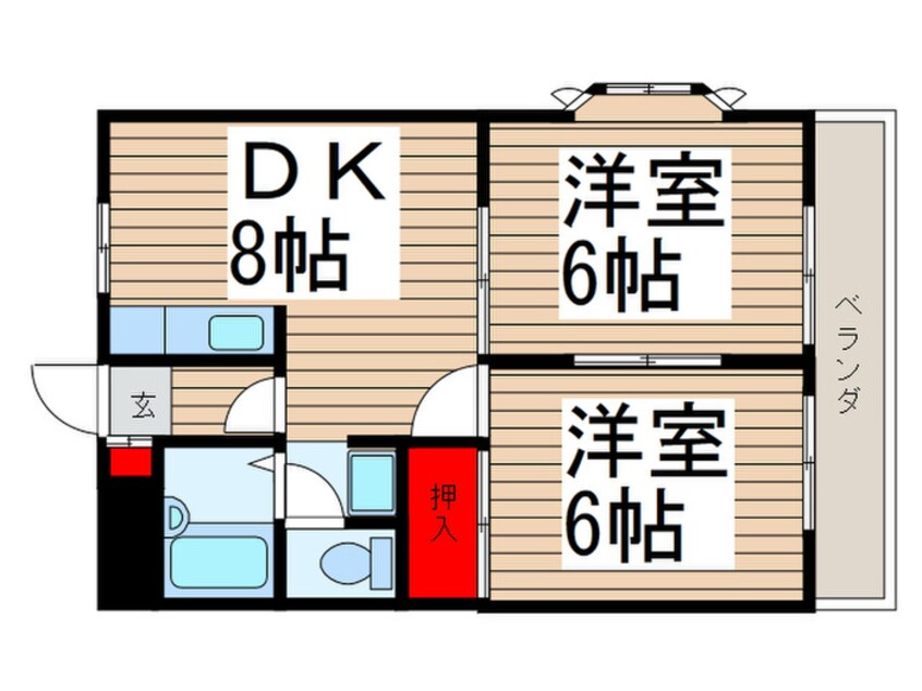 間取図 グレースシティー