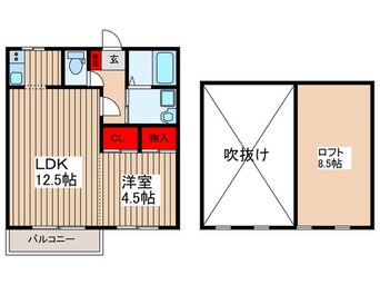 間取図 メゾンエマーブルE・T