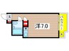 ダイコーパレス京成小岩（403） 1Rの間取り