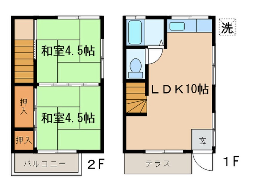 間取図 ハイム三田