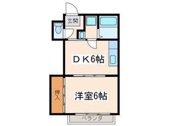 間取図 コーポシルビア