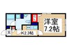 ロイヤルヒルズ成増 1Kの間取り
