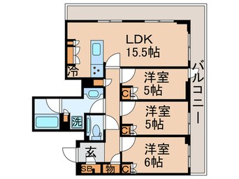 間取図 HARUMI FLAG SUN VILLAGE