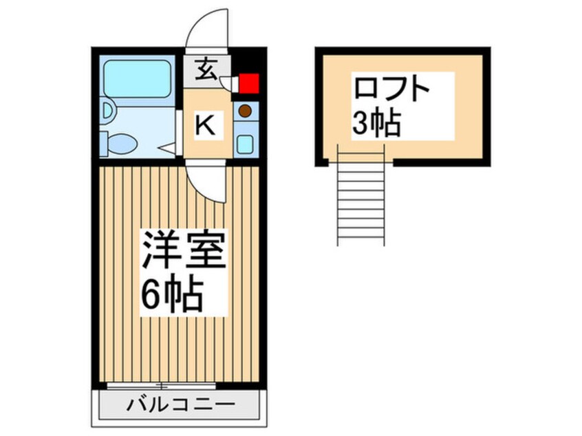 間取図 シティパレスコ－ポ旭