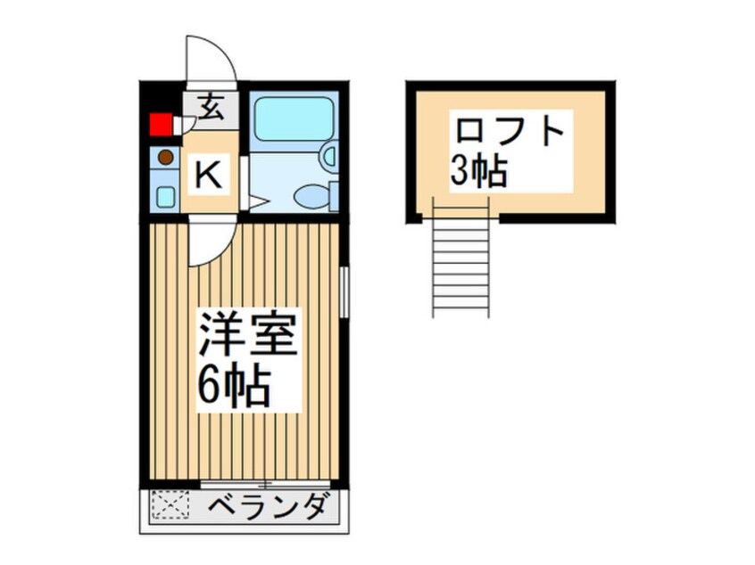 間取図 シティパレスコ－ポ旭