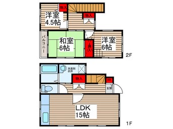 間取図 ライトシティ馬橋第１