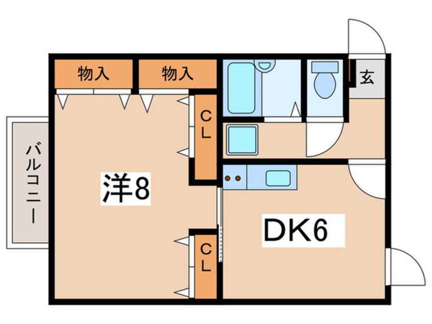 間取図 シャルム本村