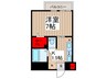 ルネコート高砂WEST　A棟 1Kの間取り