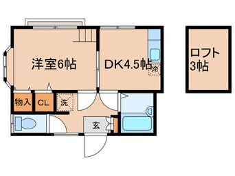 間取図 コーポ秀