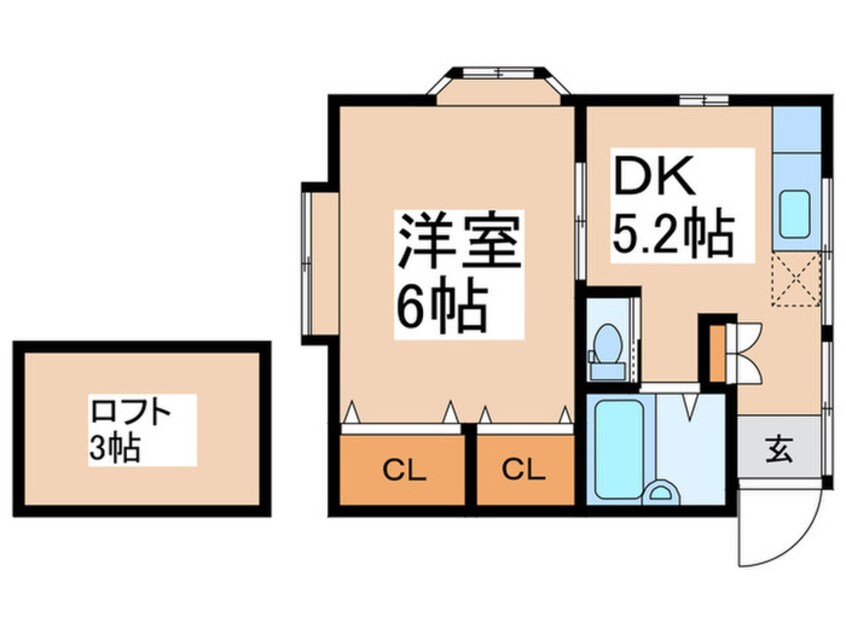 間取図 コーポ秀